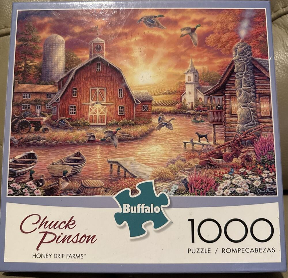 Honey Drip Farms Chuck Pinson 1000 pc 26.75" X 19.75" Buffalo Games Puzzle